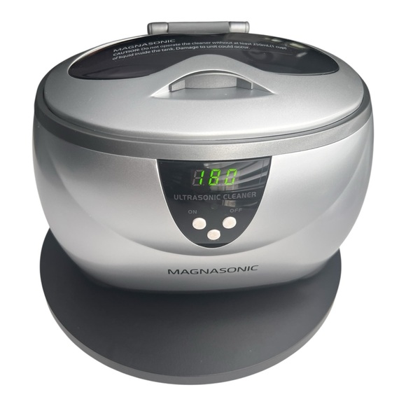Magnasonic Ultrasonic Silver Jewelry Cleaner Digital Timer Counter top size - Picture 2 of 9